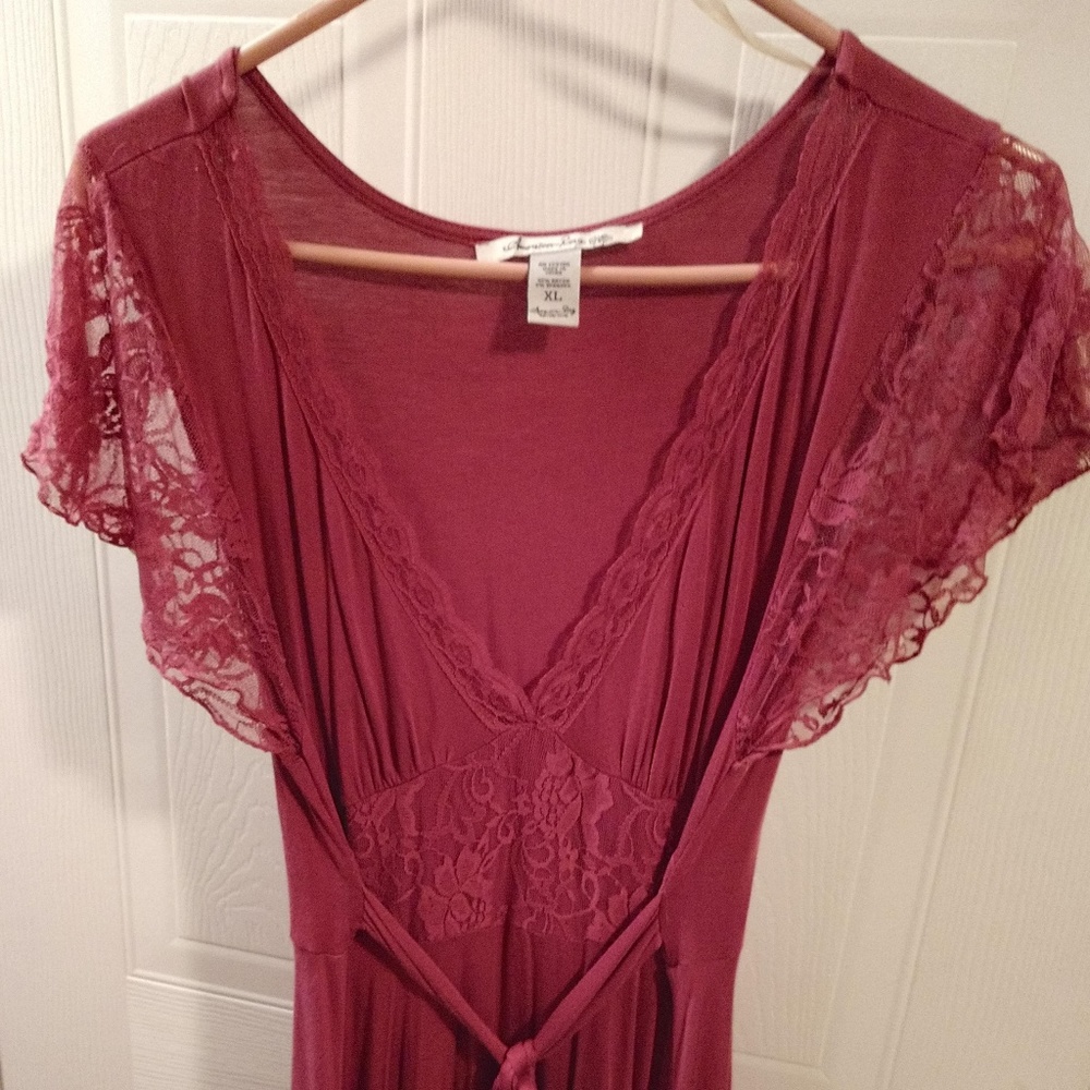 American Rag Lace short sleeve top